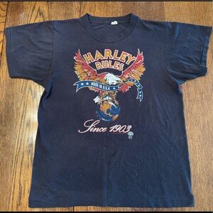 *Rare Vintage ‘86 Daytona Bike Week Harley Davidson T-Shirt (Authentic)